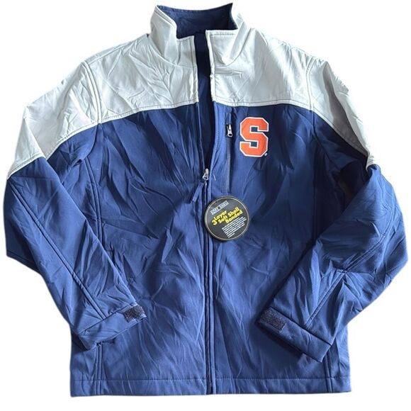 NWT Men’s 58 Sports Syracuse University Full Zipper Jacket Blue Medium